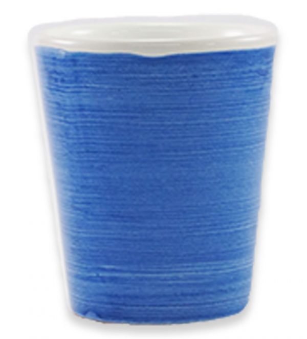 P1055253 copia Bicchiere Conico Pennellato Blu