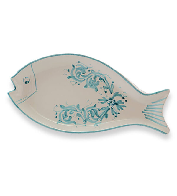 P1077099 copia 1 Vassoio Ovale Pesce Adelasia Blu Mare